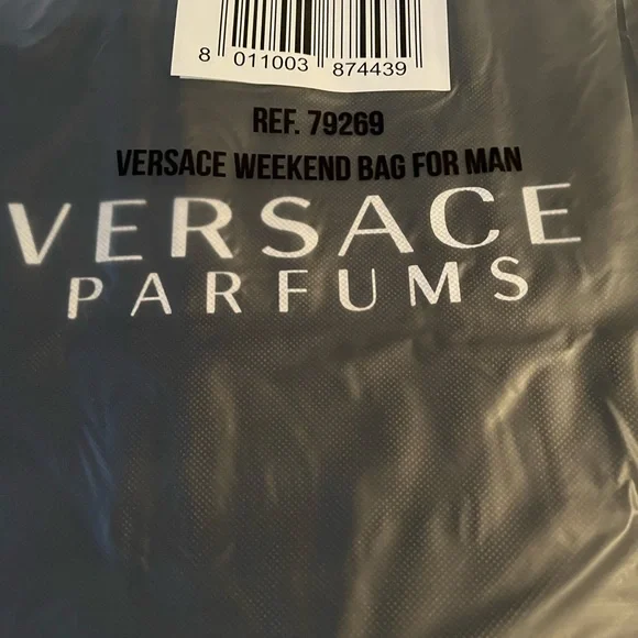 Versace Flame bundle gift set 6.7 cologne & huge weekend bag